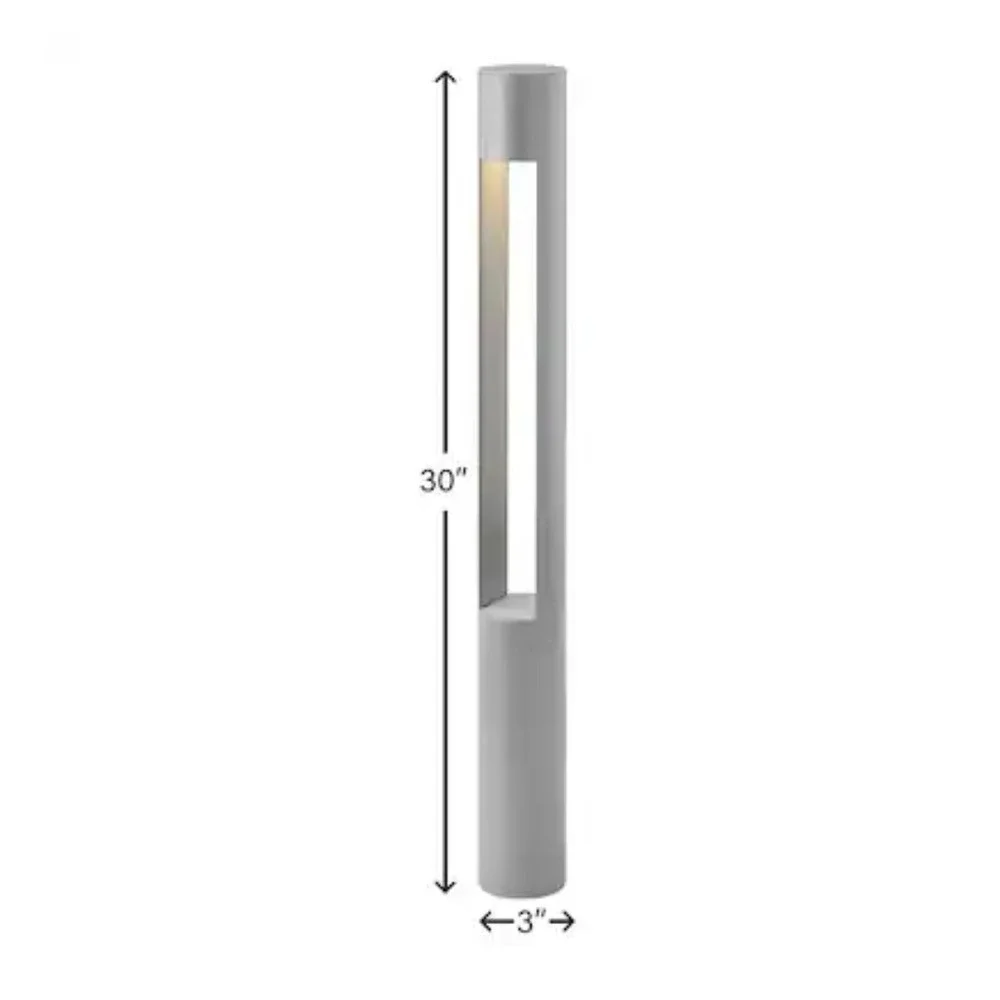 Hinkley Atlantis 550 -Lumens Titanium Line Hardwired LED Outdoor MSRP $399